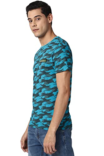 Image of Peter England Men's Graphic Slim Fit T-Shirt