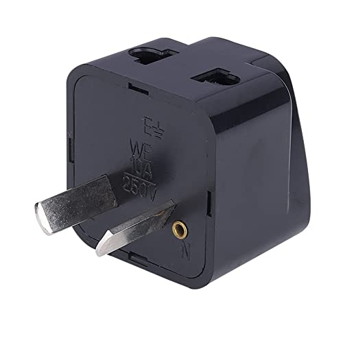 Image of MX Universal Travel Adapter (Type I) India to Australia 2 in 1 Conversion Plug for Home and Official use -Black Pack of 4