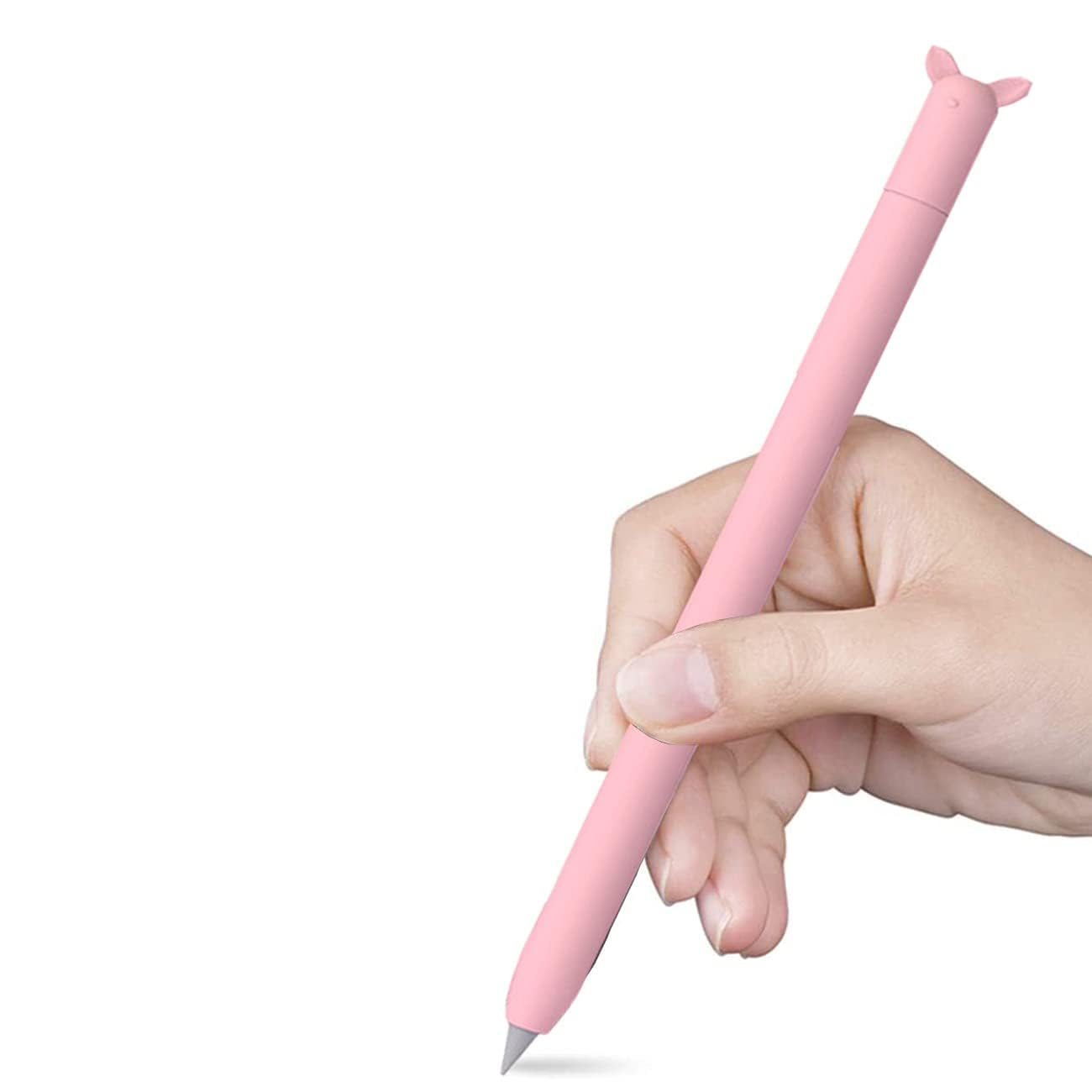 Mizi Apple Pencil 1st Generation Sweet Cat Case Cover Silicone Sleeve Skin - (Pink)-image-27