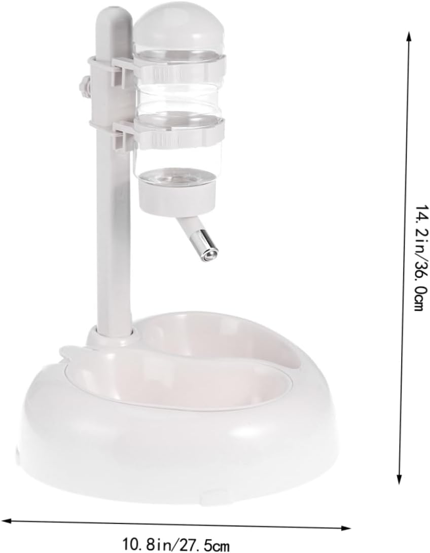 Automatic Pet Water Dispenser Pet Drinking Fountain for Dogs and Cats Removable Design Non- Base Easy to White Hanging Water Feeder