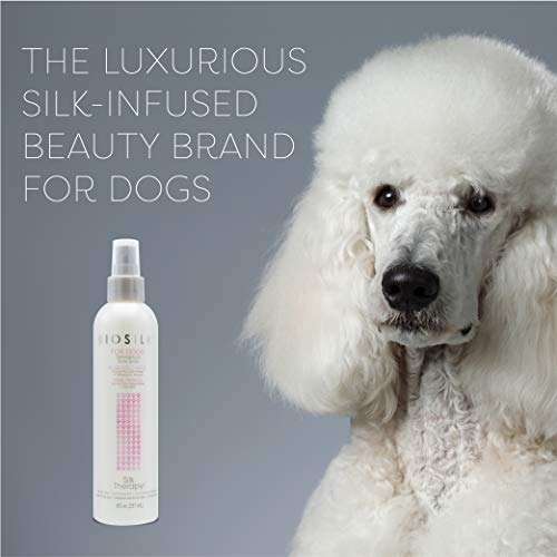 Biosilk For Dogs Silk Therapy Detangling Plus Shine Protecting Mist For Dogs | Best Detangling Spray For All Dogs & Puppies For Shiny Coats And Dematting | 8 Oz - Pack Of 2 #TOP5