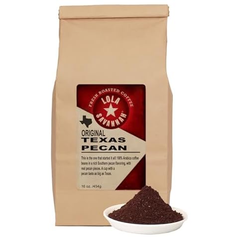 Lola Savannah Texas Pecan Ground Caffeinated Coffee, 1lb Cover