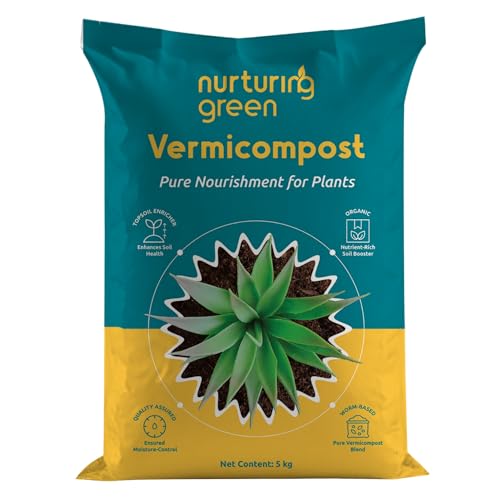 Nurturing Green® 5kg Vermicompost | Organic Fertilizer with NPK f...