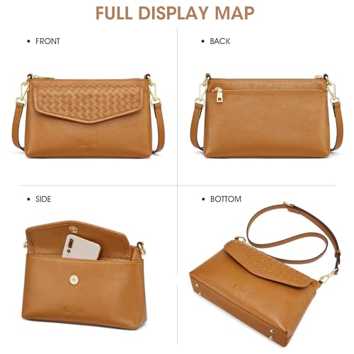Kattee Small Leather Purses and Handbags for Women, Soft Crossbody Bags for Women, Shoulder Cross Body Bag4