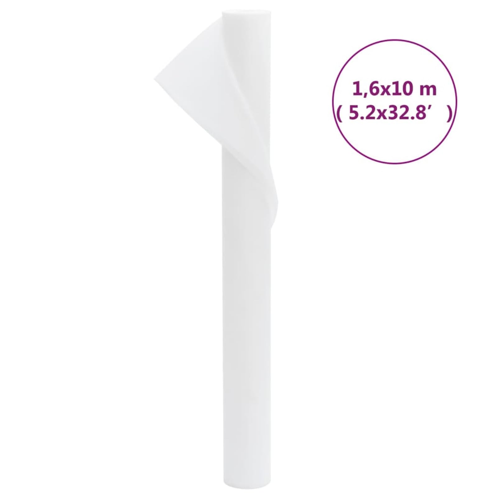 Gecheer Wintervlies 2 Rollen 70 g/m² 10x1,6 m