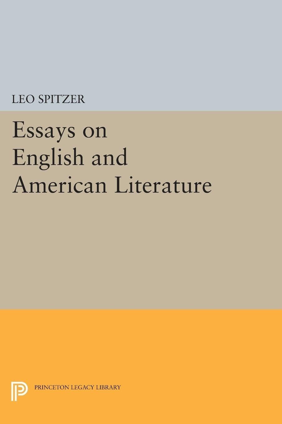 Essays on English and American Literature: 2189 (Princeton Legacy Library)