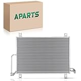 Aparts Air Conditioning A/C Condenser Compatible with Chevy Trailblazer 4.2L 2002-2009,Trailblazer EXT 4.2L 2002-2006,GMC Envoy 4.2L 2002-2009,Envoy XL 4.2L 2002-2006 & More Replace 52495585 3054