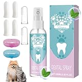 100ml Dentalspray Haustier, Dentalspray für Hunde & Katzen,Effektiv Gegen Zahnstein, Mundgeruch,Zahnpflege Ohne Bürsten Einfach Anzuwenden