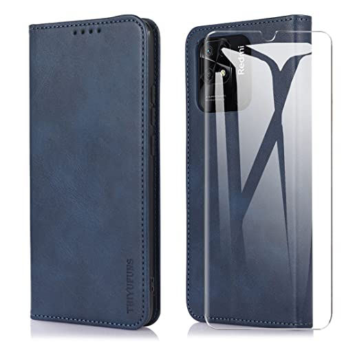 THIYUFUNS Cover a Libro in Pelle Xiaomi Redmi 10C