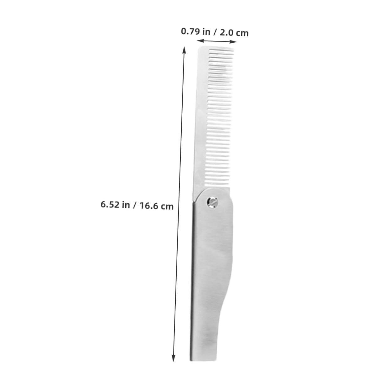 CALLARON Comb Folding Pocket Travel Brush Beard Styling Tool Portable Beauty Tool Men's Grooming Kit