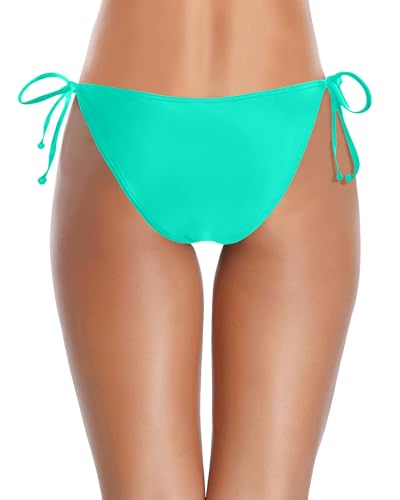 Image of Holipick Bikini Bottoms for Women String Bathing Suit Bottom with Moderate Coverage Low Waist Swim Bottom