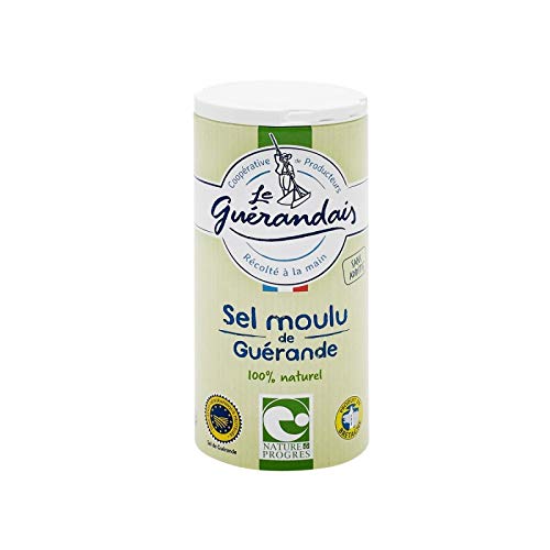 SEL FIN DE GUÉRANDE BOITE VERSEUSE 250G, LE GUERANDAIS, LOT DE 4