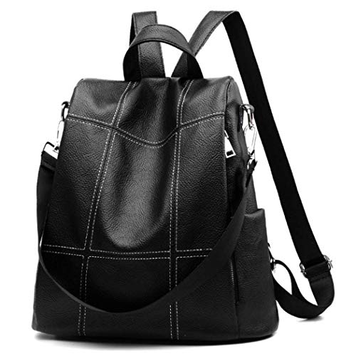 Sac à dos pour femmes simple travel backpack léger et confortable couleur rouge vin