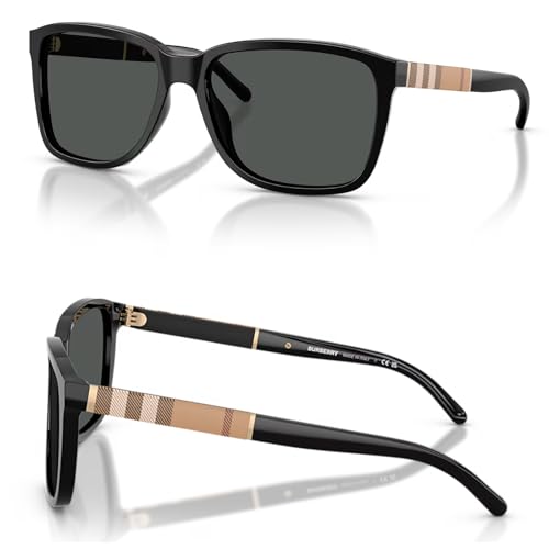 BURBERRY BE4181 Square Shape Acetate Sunglasses with eSHADES Luxury Eyewear Kit Bundle