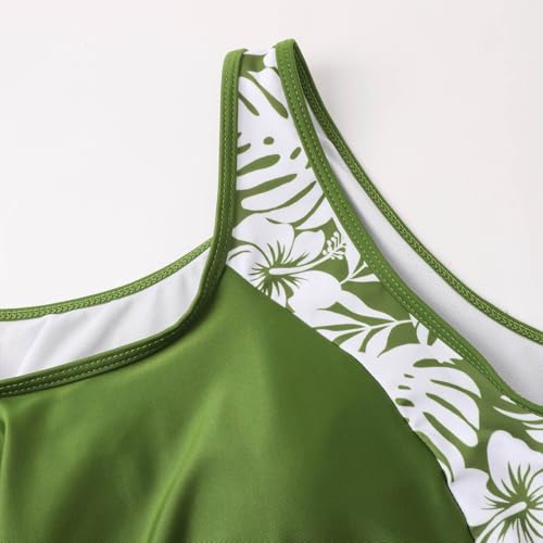 Maillot de bain tankini deux pièces avec poches sportives et haut blouson confortable pour femme - 5