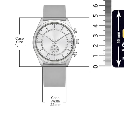Image of styledose Men's Watch Analog Quartz with Chronograph & Silicone Strap -Casual & Formal Wrist Watch for Men