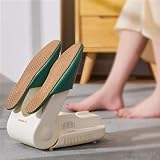 Réglage de la minuterie : prend en charge la synchronisation intelligente, débarrassez-vous de vos problèmes liés aux dommages causés aux chaussures même la nuit, réglez simplement la minuterie à 60 minutes for que les chaussures sèchent, désodorisent et stérilisent silencieusement.