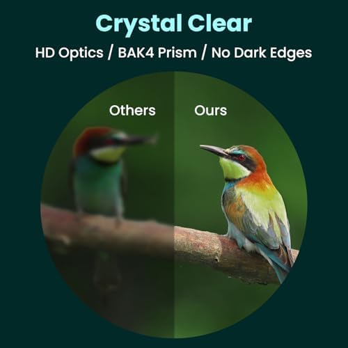 20x50 High Powered Binoculars for Adults, Waterproof Compact Binoculars with Low Light Vision Easy Focus for Bird Watching Hunting Travel Stargazing Cruise with Carrying Bag - View 4