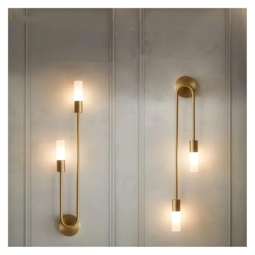 Lámpara de pared LED moderna en negro para pasillos y dormitorios 6