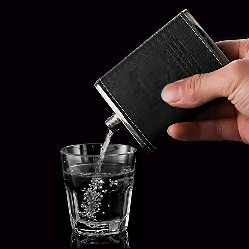 Heupfles voor Drank, 304 Rvs Pocket Kolf Flagon met Trechter voor Mannen Klimmen Bar Pocket Alcohol Drinken Kolf (Size : 3oz/88ml) - Image 4