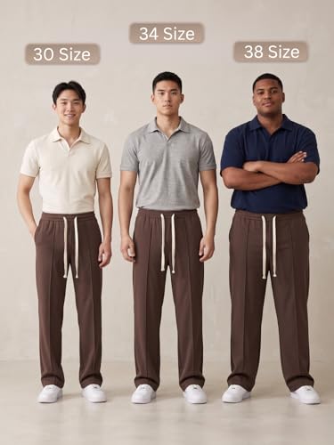 Image of GRECIILOOKS Men's Lycra Cargo Track Pants - Loose Fit Joggers for Men | Korean Style Travel & Lounge Wear with Pockets (Available in Plus Size)