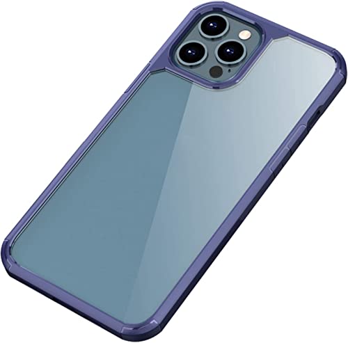 Coque iPhone 12 Pro Max transparente antichoc bleue 6,7 pouces - 2