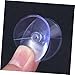 NUOBESTY 24pcs Double Sided Slip Suction Cup Pads Transparent Bumpers for Glass Surfaces Easy Installation for Tables and Counters No Tools Required