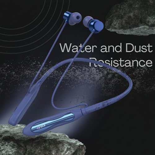 Image of inear 2026 Launch DJ-M10 Wireless Neckband, 50H Battery, Dual Pairing, Type-C Fast Charge, HD Sound with Deep Bass,Voice Changer, Magnetic Earbuds, Bluetooth Wireless in-Ear Earphones with Mic | Blue