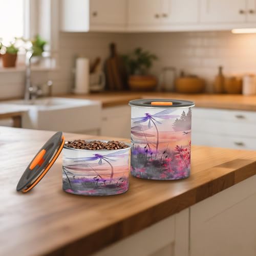 Contenedor Hermético para Café Kigai Watercolor Dragonfly 17 oz miniatura 6
