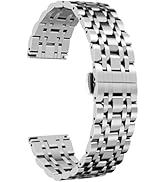 Amazon.co.jp: [BINLUN] ステンレススチール 時計バンド 高級 交換用