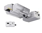SunStream 1000 Watt DE HID Grow Light System Kit with Controller Port, No Bulb, Open Style Reflector with 120-240V Digital Dimmable Ballast