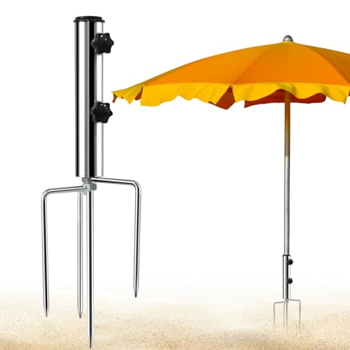 【Gamma di applicazione】Questo Supporto Rimovibile per Ombrellone con Picchetto da Terra per ombrellone da prato è adatto per ombrelli da pioggia, ombrelli da pesca, ombrelloni da giardino, stendini e altri prodotti che devono essere installati verticalmente per l’uso.
