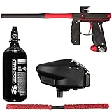 Action Village Empire Mini GS TP Core Paintball Gun Package Kit (Dust Black/Dust Red)