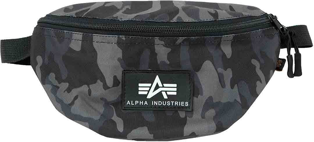 Alpha Industries Noir Bag Rubber Print Waist