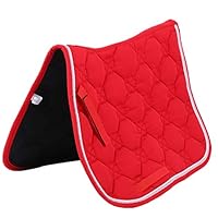 Zerodis Cheval Saddle Pad, Coton Doux Respirant Cheval Double