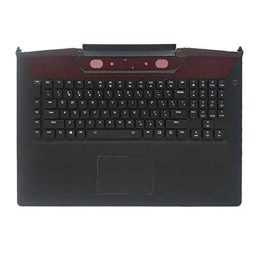 Coquille C clavier Lenovo Legion Y920-17IKB pavé tactile noir usé réparé
