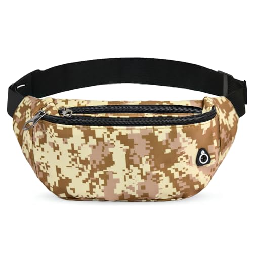 Image of Fanny Pack for Women Men,Crossbody Fanny Pack Water Resistant Sports Waist Bag Pack, Belt Bag for Travel Hiking Running