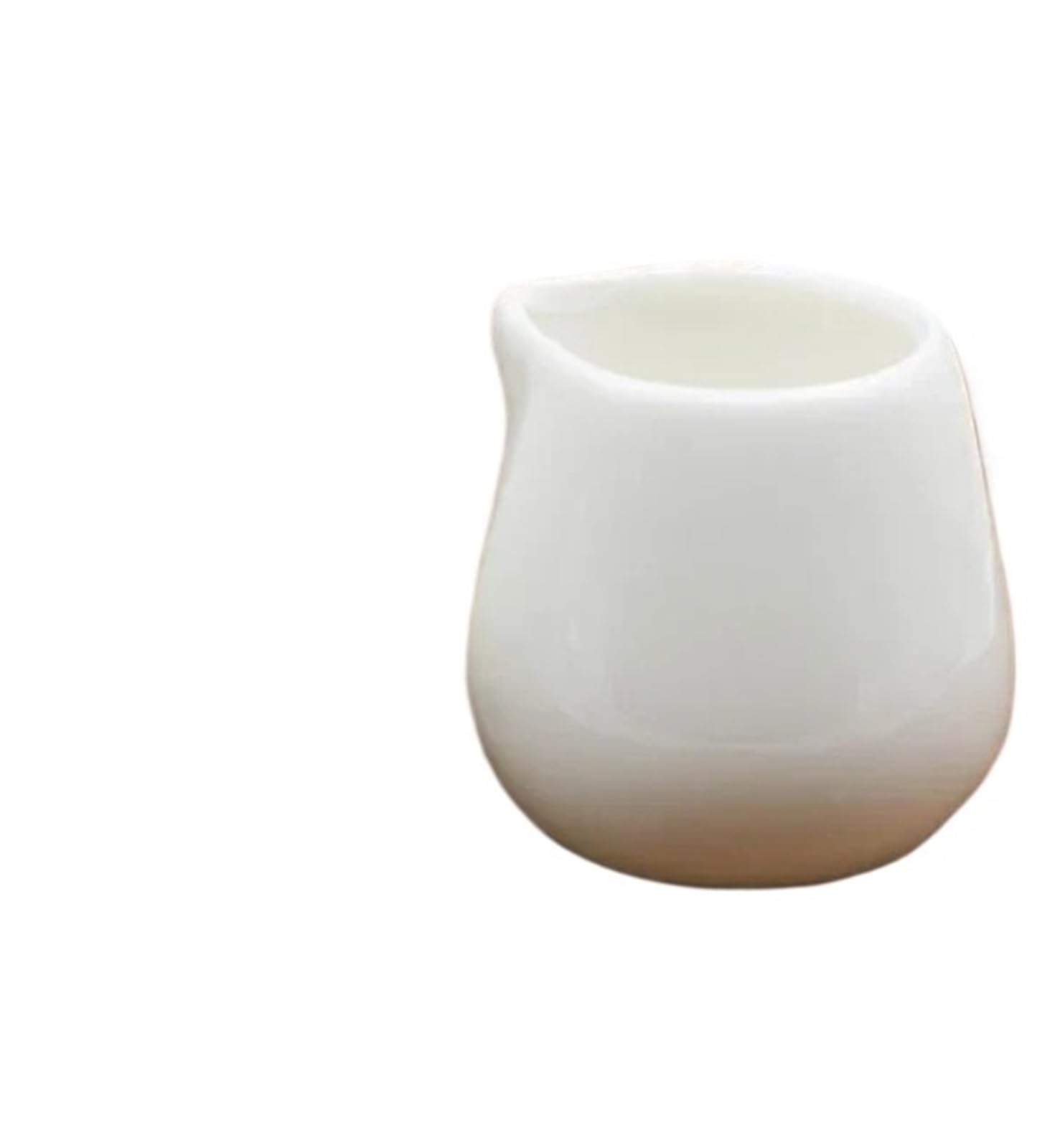 Taza de café Latte Art, té de la tarde, jarra de leche de cerámica, herramientas for hacer Barista, 3 uds. Para café(White-45ml)