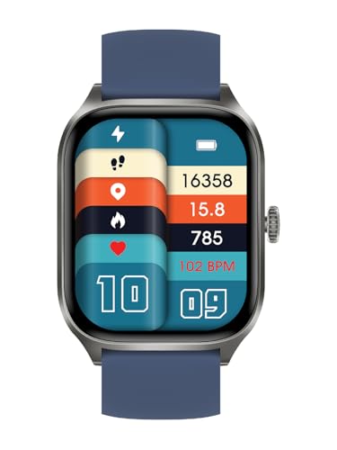 Image of TIMEX iConnect Calling Max 2.01 inch(5.1cm) Display with Functional Crown and BT Calling Smartwatch for Unisex - TWIXW1302T