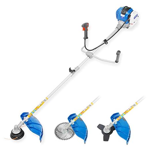 HUYOSEN 38.9cc Weed Eater String Gasoline Powered Brush Cutter Straight Shaft Weed Whacker Gas Trimmers for Grass 4-Cycle Weed Trimmer Gas Powered String Trimmer
