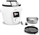 Moulinex Cookeo Infinity, Air Fryer + Multicooker unter Druck, automatische Mischung, 19 Programme, weiß, CE9821F0