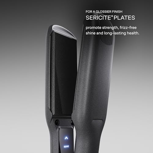 CLOUD NINE The New Wide Iron Hair Straightener Starlight Collection Grey | Variable Temperature Control | Revive Mode Mineral-Infused Plates | Digital Display 360° Swivel Cord | with Magical Remedy - Image 3