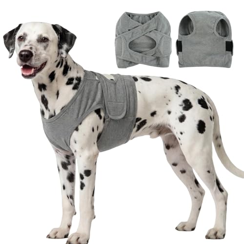 DORA BRIDAL Dog Chest Recovery Suit, Chest Wound Cover for Dogs, Grey, 2XL by DORA BRIDAL - Used condition - US$18.54