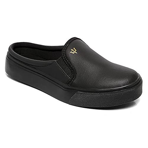Mule Feminino Slip On Casual Sem Cadarço Prático Extra Leve