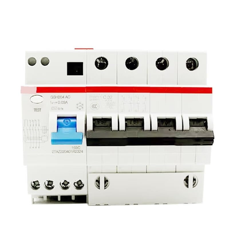 Disyuntor de Corriente Residual GSH204 AC-C32/0.03 evita descargas en redes trifásicas