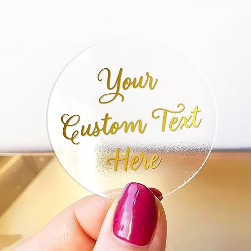 Custom Product Label Stickers, Personalized Business Labels, Logo Sticker Sheet, Round Packaging Decals, Circle Jar Labels, Business Supply, Personalised with your custom text - BUSINESS07