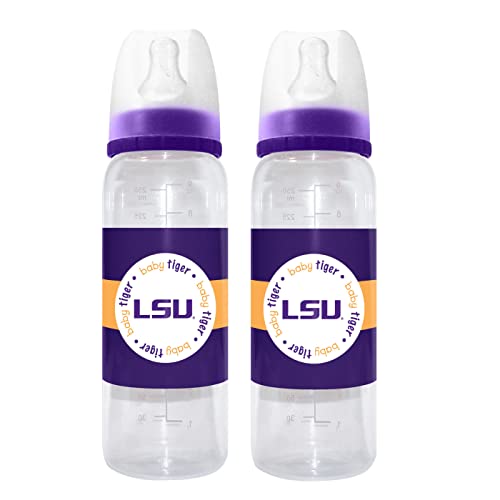 BabyFanatic Baby Bottle - NCAA LSU Tigers - Officially Licensed for Your Little Fan's Meal Time