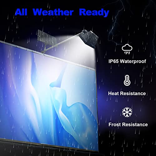 Image of Solar Sign Light, 420 LEDs 2600 Lumen Billboard Light, Sign Lighting Waterproof Commercial Sign Lights for Large Signboard, Real Estate Signs