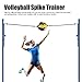 HOHXFYP Volleyball Training Equipment Aid, Adjustable Volleyball Spike Hitting Serving Trainer with Elastic Rope & Ball Cover to Serve Spike Set and Pass