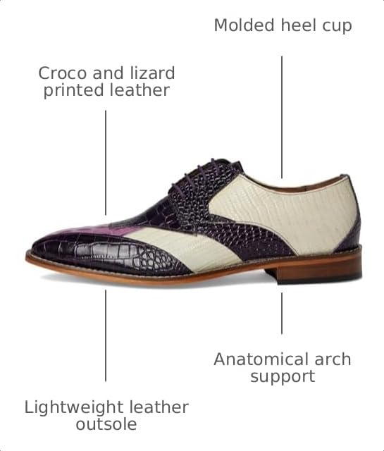 Image of Stacy Adams Tristano Bike Toe Lace-Up